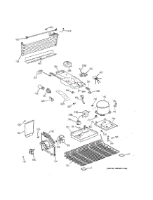 03 - Unit Parts parts for Ge Refrigerator GTT17BBSBRCC from AppliancePartsPros.com
