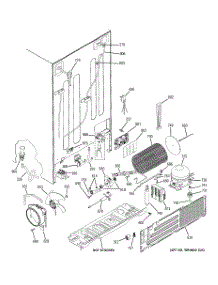 02 - Sealed System & Mother Board parts for Ge Refrigerator PSC25PSTBSS from AppliancePartsPros.com