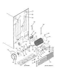 02 - Sealed System & Mother Board parts for Ge Refrigerator PSI23NSTASV from AppliancePartsPros.com
