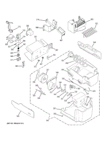 07 - Ice Maker & Dispenser parts for Ge Refrigerator PSH25PSTASV from AppliancePartsPros.com