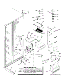 08 - Fresh Food Section parts for Ge Refrigerator PSH25PSTASV from AppliancePartsPros.com