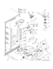 08 - Fresh Food Section parts for Ge Refrigerator PSF23MGWAWW from AppliancePartsPros.com