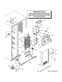 04 - Freezer Section parts for Ge Refrigerator PSI23NSTESV from AppliancePartsPros.com