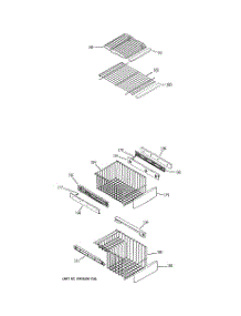 06 - Freezer Shelves parts for Ge Refrigerator PSI23NSTESV from AppliancePartsPros.com