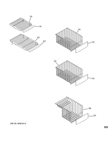 05 - Freezer Shelves parts for Ge Refrigerator PSSS3RGXASS from AppliancePartsPros.com
