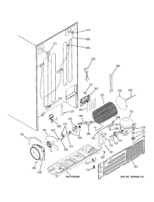 02 - Sealed System & Mother Board parts for Ge Refrigerator PSI23MGTEWV from AppliancePartsPros.com