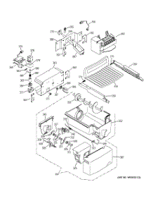 04 - Icemaker & Dispenser parts for Ge Refrigerator PSI23MGMABB from AppliancePartsPros.com