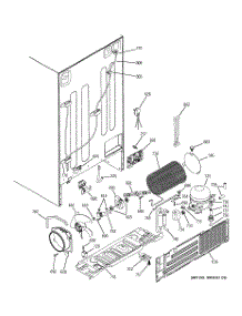 02 - Sealed System & Mother Board parts for Ge Refrigerator PSI23NCNAWW from AppliancePartsPros.com