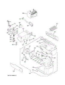 07 - Ice Maker & Dispenser parts for Ge Refrigerator PSI23NGTCBV from AppliancePartsPros.com