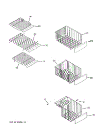 05 - Freezer Shelves parts for Ge Refrigerator PSIC3RGXAFCV from AppliancePartsPros.com