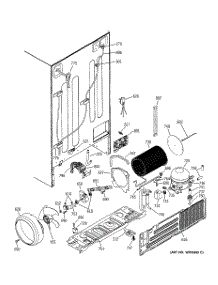 02 - Sealed System & Mother Board parts for Ge Refrigerator PSI23NGMDWW from AppliancePartsPros.com