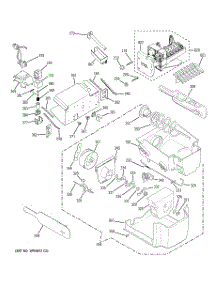 07 - Ice Maker & Dispenser parts for Ge Refrigerator PSI23NGPCBB from AppliancePartsPros.com