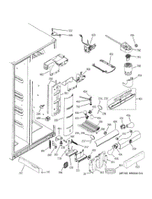 08 - Fresh Food Section parts for Ge Refrigerator PSI23NGPCBB from AppliancePartsPros.com