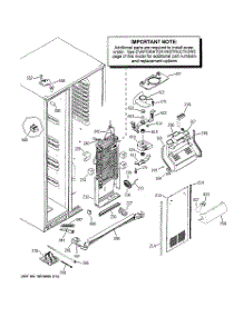 04 - Freezer Section parts for Ge Refrigerator PSI23NGRCBV from AppliancePartsPros.com