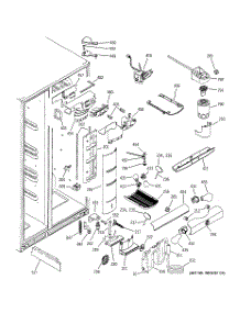 08 - Fresh Food Section parts for Ge Refrigerator PSI23NGPAWW from AppliancePartsPros.com