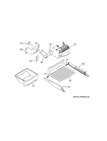 07 - Ice Maker & Dispenser parts for Ge Refrigerator PSI23NCPBWW from AppliancePartsPros.com