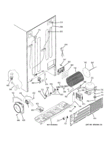02 - Sealed System & Mother Board parts for Ge Refrigerator ZFSB23DXASS from AppliancePartsPros.com
