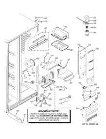 09 - Fresh Food Section parts for Ge Refrigerator ZFSB23DXASS from AppliancePartsPros.com