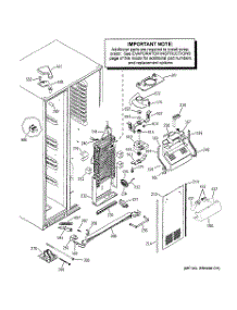 04 - Freezer Section parts for Ge Refrigerator PSI23SCPABS from AppliancePartsPros.com