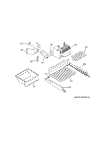 07 - Ice Maker & Dispenser parts for Ge Refrigerator PSI23NCPABB from AppliancePartsPros.com