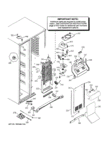 04 - Freezer Section parts for Ge Refrigerator PSI23NCPCBB from AppliancePartsPros.com