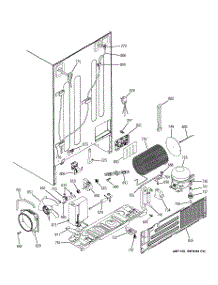 03 - Sealed System & Mother Board parts for Ge Refrigerator ZFSB23DNASS from AppliancePartsPros.com