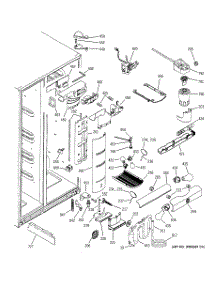 10 - Fresh Food Section parts for Ge Refrigerator ZFSB23DNASS from AppliancePartsPros.com