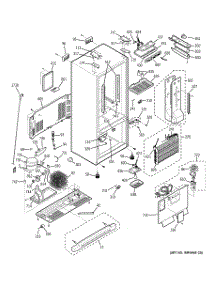 02 - Cabinet parts for Ge Refrigerator PFS22SISCSS from AppliancePartsPros.com