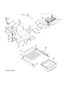 07 - Ice Maker & Dispenser parts for Ge Refrigerator PSI23NCPCWW from AppliancePartsPros.com
