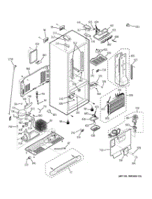 02 - Cabinet parts for Ge Refrigerator PFS22MBSBWW from AppliancePartsPros.com