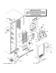 04 - Freezer Section parts for Ge Refrigerator PSCF5TGXAFWW from AppliancePartsPros.com