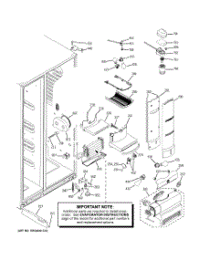 07 - Fresh Food Section parts for Ge Refrigerator PSCS5RGXAFSS from AppliancePartsPros.com