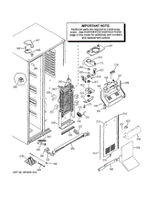 04 - Freezer Section parts for Ge Refrigerator PSI23NCREBV from AppliancePartsPros.com