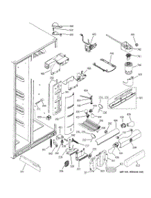 08 - Fresh Food Section parts for Ge Refrigerator PSF26NGTCWW from AppliancePartsPros.com