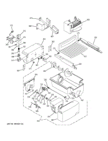 07 - Ice Maker & Dispenser parts for Ge Refrigerator PSC23SSNASS from AppliancePartsPros.com