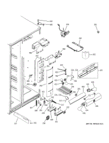 08 - Fresh Food Section parts for Ge Refrigerator PSI23NCRCCV from AppliancePartsPros.com