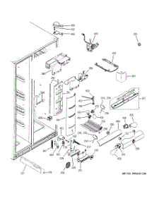 08 - Fresh Food Section parts for Ge Refrigerator PSI23NCRDCV from AppliancePartsPros.com