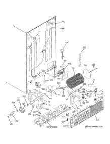 02 - Sealed System & Mother Board parts for Ge Refrigerator PSF26NGTABB from AppliancePartsPros.com
