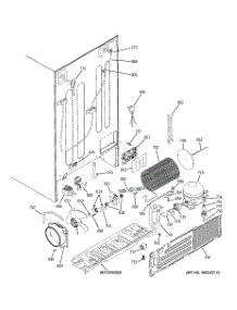 02 - Sealed System & Mother Board parts for Ge Refrigerator PSCF3VGXAFBB from AppliancePartsPros.com