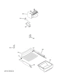 07 - Ice Maker & Dispenser parts for Ge Refrigerator PSI23NCRGWV from AppliancePartsPros.com