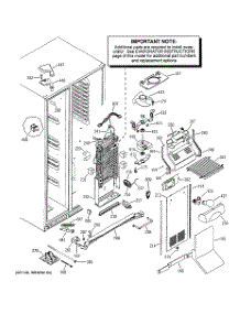 03 - Freezer Section parts for Ge Refrigerator PSC23MGMBBB from AppliancePartsPros.com