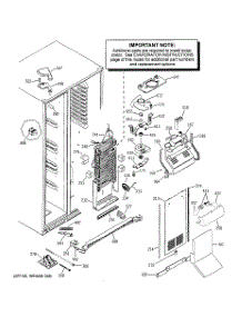 04 - Freezer Section parts for Ge Refrigerator PSI23SCRASV from AppliancePartsPros.com