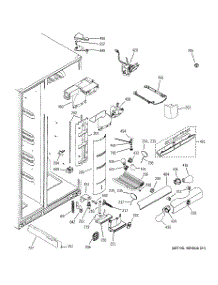 08 - Fresh Food Section parts for Ge Refrigerator PSI23SCRCSV from AppliancePartsPros.com