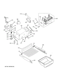 07 - Ice Maker & Dispenser parts for Ge Refrigerator PSI23NCRCWV from AppliancePartsPros.com