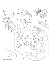 07 - Ice Maker & Dispenser parts for Ge Refrigerator PSF26NGTACC from AppliancePartsPros.com