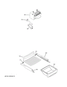 07 - Ice Maker & Dispenser parts for Ge Refrigerator PSI23NCREWV from AppliancePartsPros.com