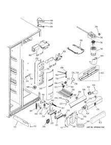 08 - Fresh Food Section parts for Ge Refrigerator PSF26NGTDWW from AppliancePartsPros.com