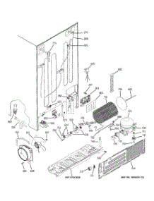 02 - Sealed System & Mother Board parts for Ge Refrigerator PSF26PGTBBB from AppliancePartsPros.com