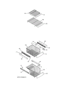 06 - Freezer Shelves parts for Ge Refrigerator PSI23SCRGSV from AppliancePartsPros.com