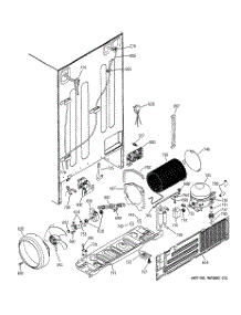 02 - Unit Parts parts for Ge Refrigerator PSC23NGMBWW from AppliancePartsPros.com